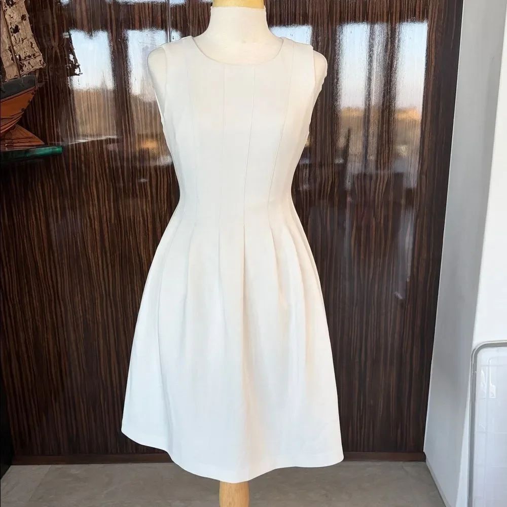 Calvin Klein White Midi Dress